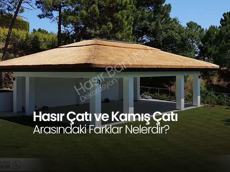 Hasır Çatı ve Kamış Çatı Arasındaki Farklar Nelerdir?