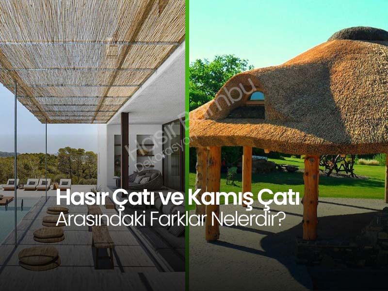Hasır Çatı ve Kamış Çatı Arasındaki Farklar Nelerdir?