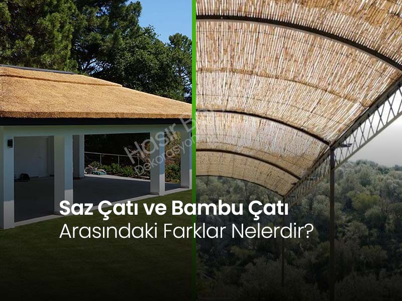 Saz Çatı ve Bambu Çatı Arasındaki Farklar Nelerdir